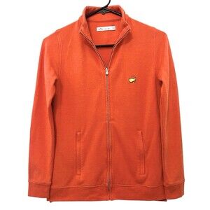 PETER MILLAR Orange Masters Jacket Full Zip Pockets Golf Augusta Women's Size XS